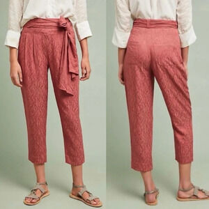 Anthropologie ETT:TWA Aubade Tie Waist‎ Pants size 10